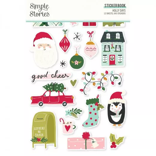 Simple Stories Sticker Book - Holly Days