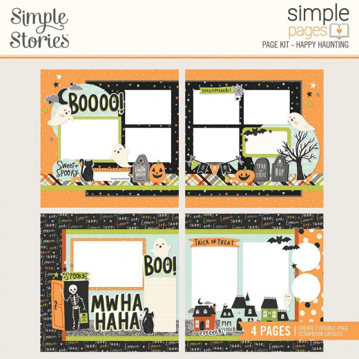 Simple Pages Happy Haunting 12x12 Page Kit