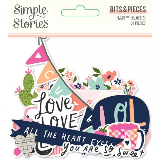 Bits & Pieces Die-Cuts - Happy Hearts