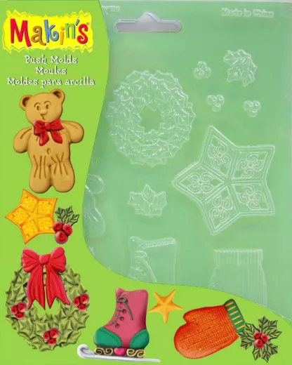 Push Molds Weihnachtsdekor