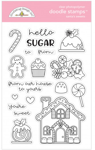 Clear Stamps - Santas Sweets Doodle