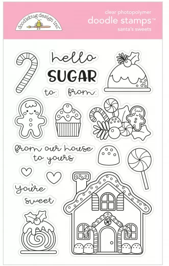 Clear Stamps - Santas Sweets Doodle