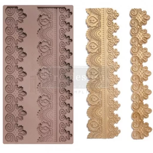 Prima Re-Design Decor Mould - Border Lace II