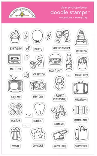 Clear Stamps - Occasions Everyday Doodle