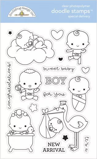 Clear Stamps - Doodle Special Delivery