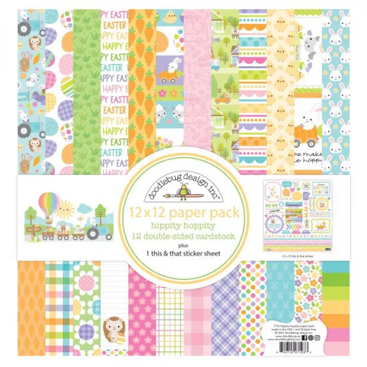 Hippity Hoppity 12x12 Paper Pack