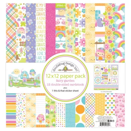 Fairy Garden 12x12 Paper Pack