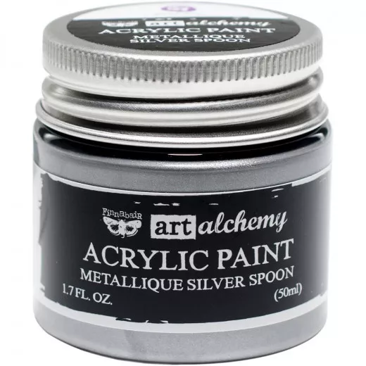 Art Alchemy Metallique Acrylic Paint - Silver Spoon