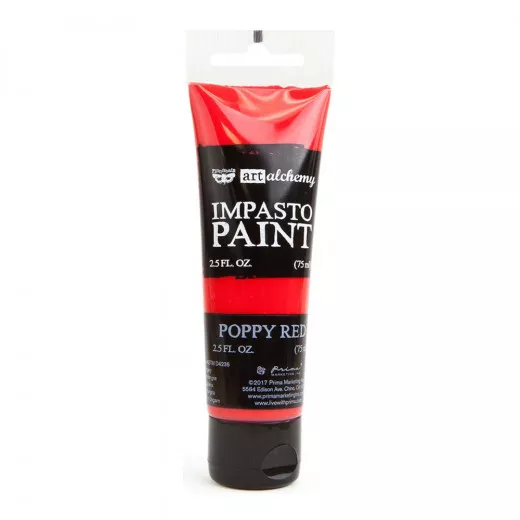 Finnabair Art Alchemy Impasto Paint - Poppy Red