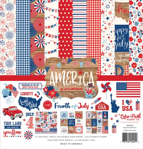 America 12x12 Inch Collection Kit