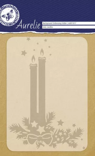 Embossing Folder - Holy Candles Background