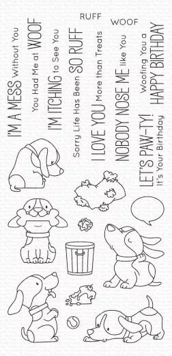 Clear Stamps - Woof Pack