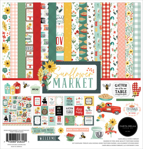 Sunflower Market 12x12 Collection Kit