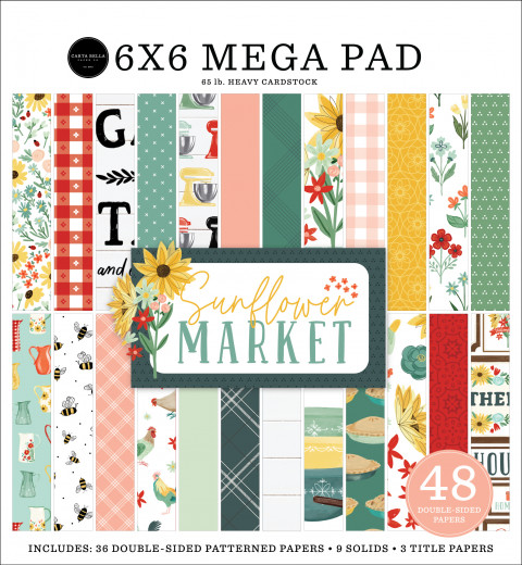 Sunflower Market 6x6 Mega Paper Pad