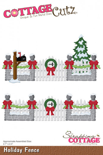 Cottage Cutz Die - Holiday Fence