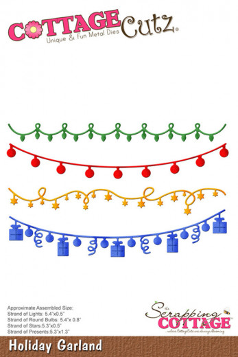 Cottage Cutz Die - Holiday Garland