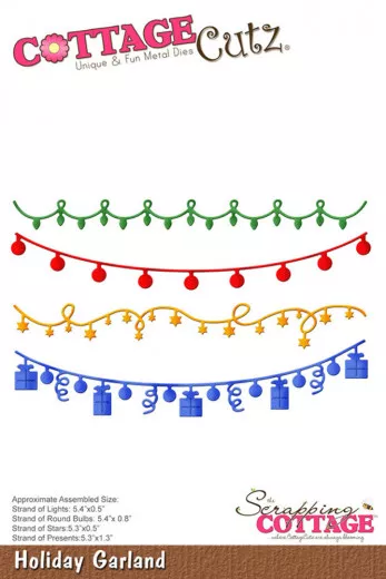 Cottage Cutz Die - Holiday Garland