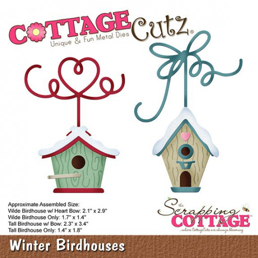 CottageCutz Dies - Winter Birdhouses