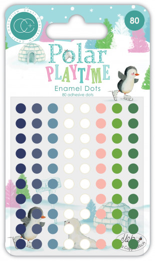 Adhesive Enamel Dots - Polar Playtime