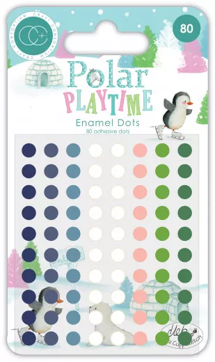 Adhesive Enamel Dots - Polar Playtime