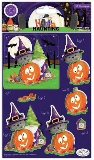 3D Decoupage Set - Happy Haunting