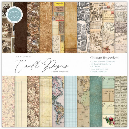 Vintage Emporium 12x12 Paper Pad