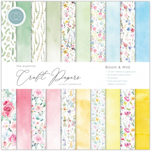 Bloom and Wild 12x12 Paper Pad