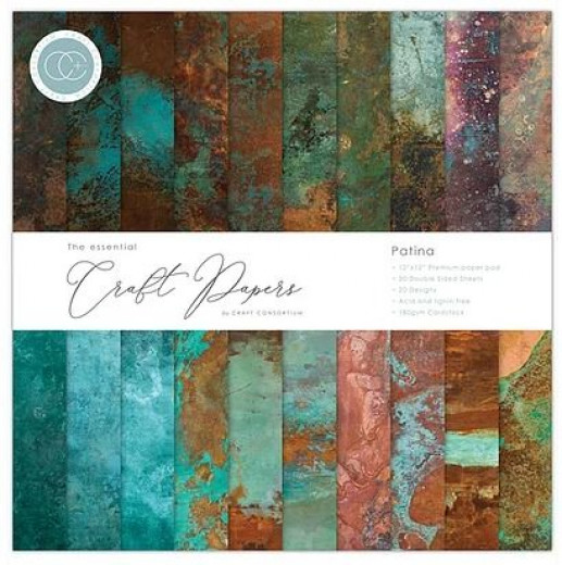 Craft Consortium Patina 12x12 Paper Pad