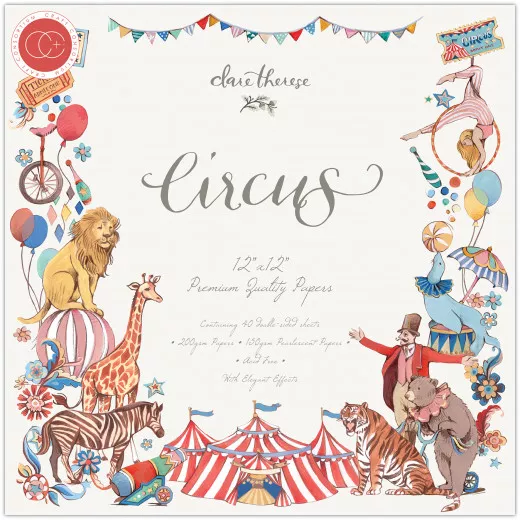 Circus 12x12 Paper Pad