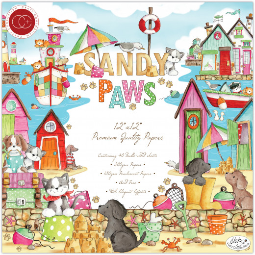 Sandy Paws 12x12 Paper Pad