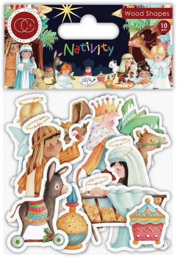 Wooden Shapes - Nativity