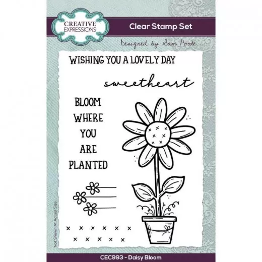 Clear Stamps - Sam Poole Daisy Bloom