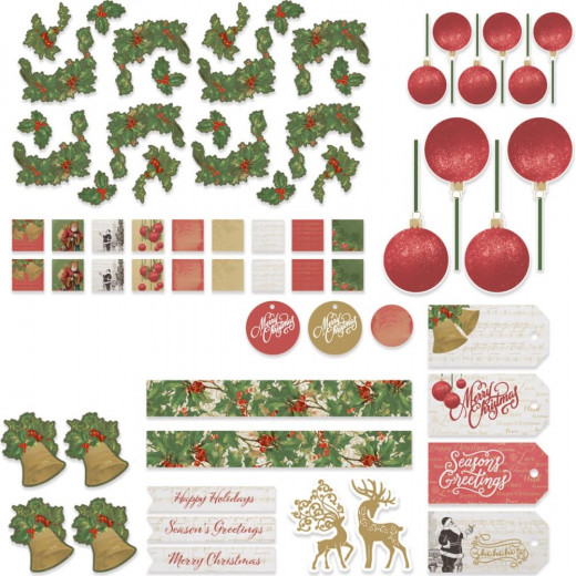 Couture Creations Naughty or Nice Diecut Ephemera Set