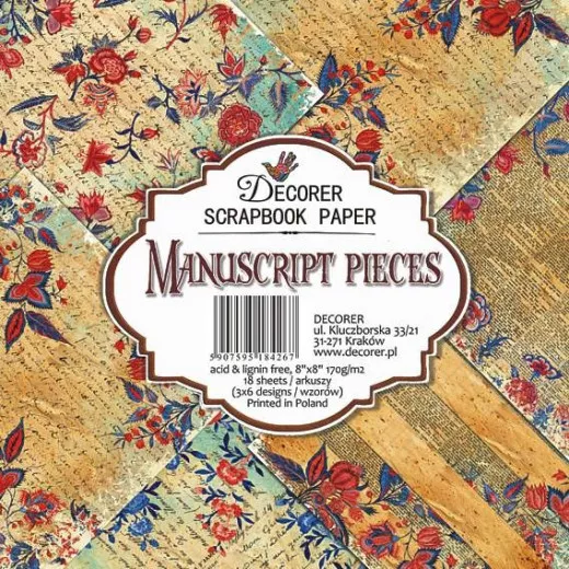 Manuscript Pieces 8x8 Paper Pack