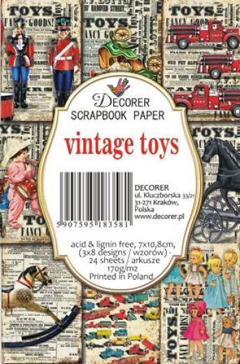 Vintage Toys Mini Paper Pack