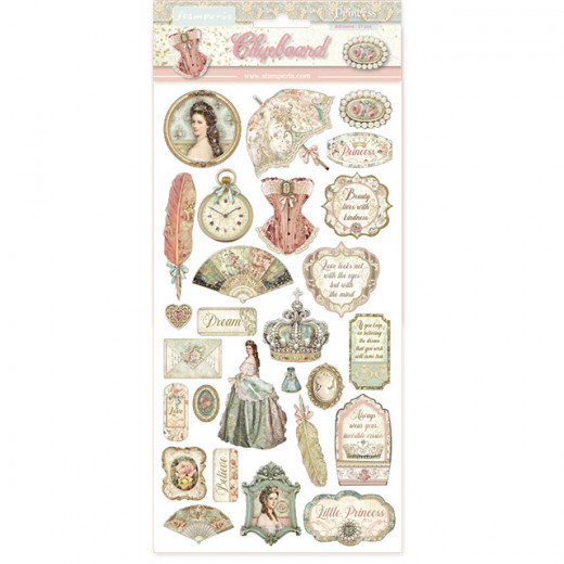 Stamperia Chipboard - Princess