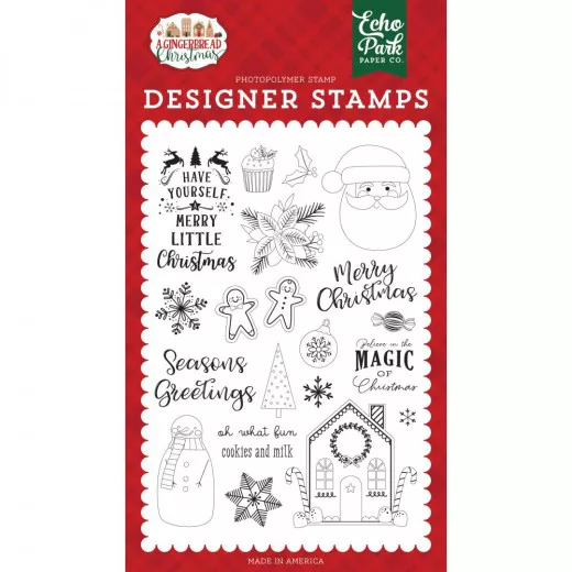 Clear Stamps - Cookies and Milk