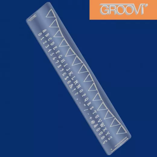 Groovi Plate Borders 3 Alphabet