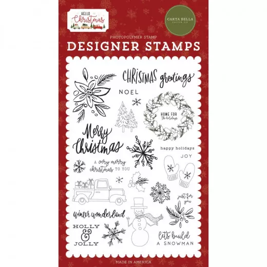 Clear Stamps - Christmas Greetings