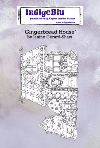 Rubber Stamps - Gingerbread House