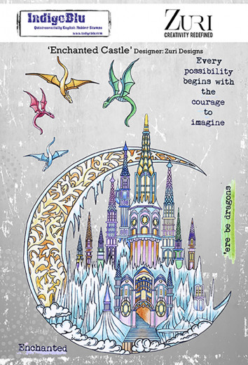 Unmounted Rubber Stamps - Enchanted Castle