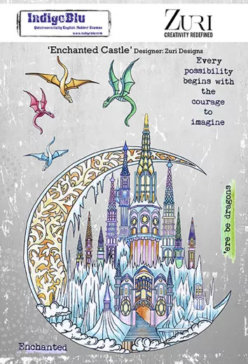 Unmounted Rubber Stamps - Enchanted Castle