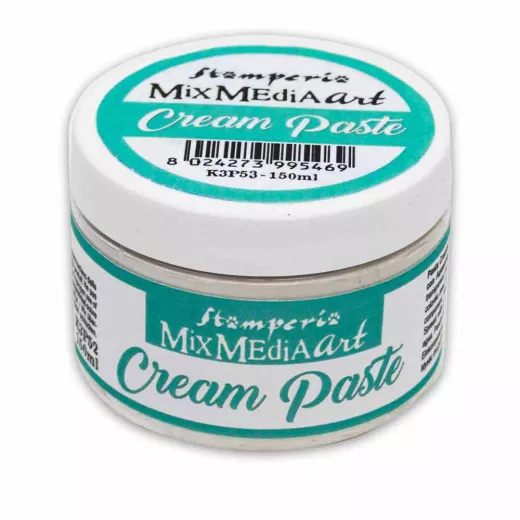 Stamperia Cream Paste - White