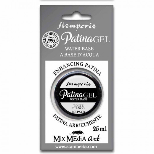 Stamperia Patina Gel Water Based - White