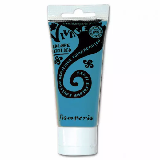 Stamperia Vivace Acrylic Paint - Cerulean Blue