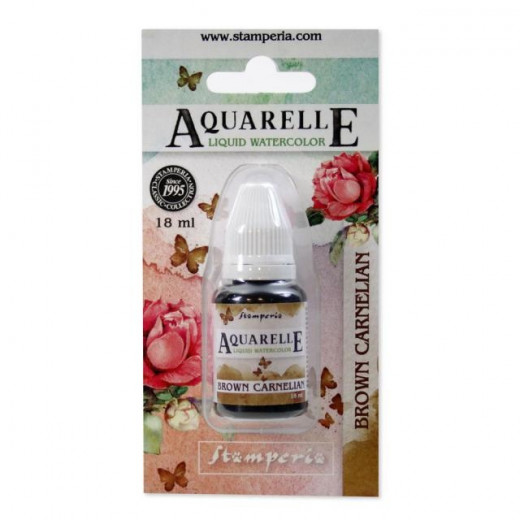 Stamperia Aquarelle Watercolor - Brown Carnelian