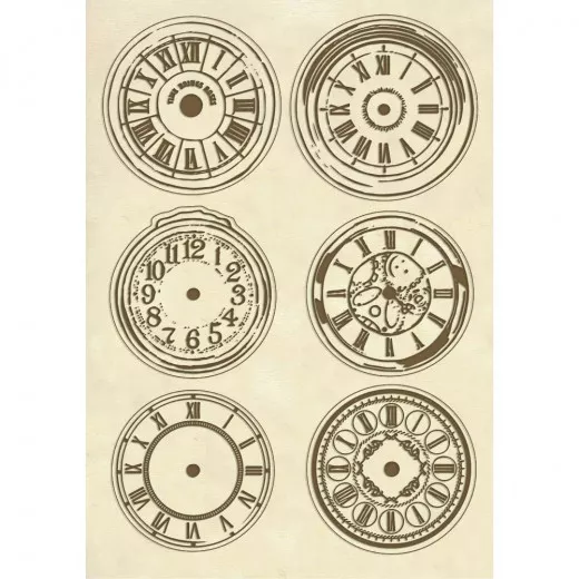 Stamperia Wooden Shapes - Clocks