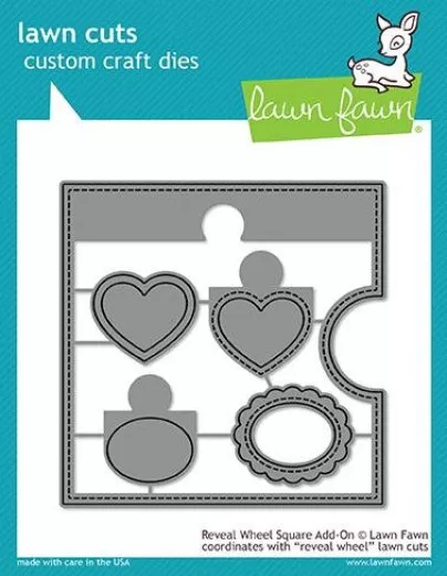 Lawn Fawn Dies - Reveal Wheel Square Add-On