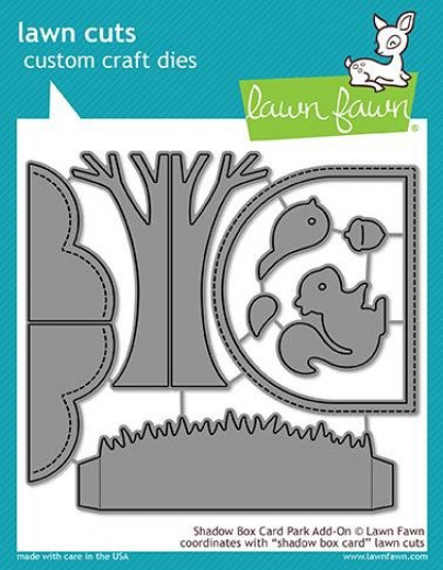 Lawn Fawn Shadow Box Card Add-on Die - Park