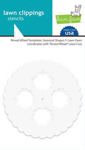 Lawn Clippings Stencils - Reveal Wheel Templates Seasonal Shapes